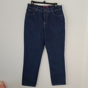 Gloria Vanderbilt Dark Blue Straight Leg Jeans